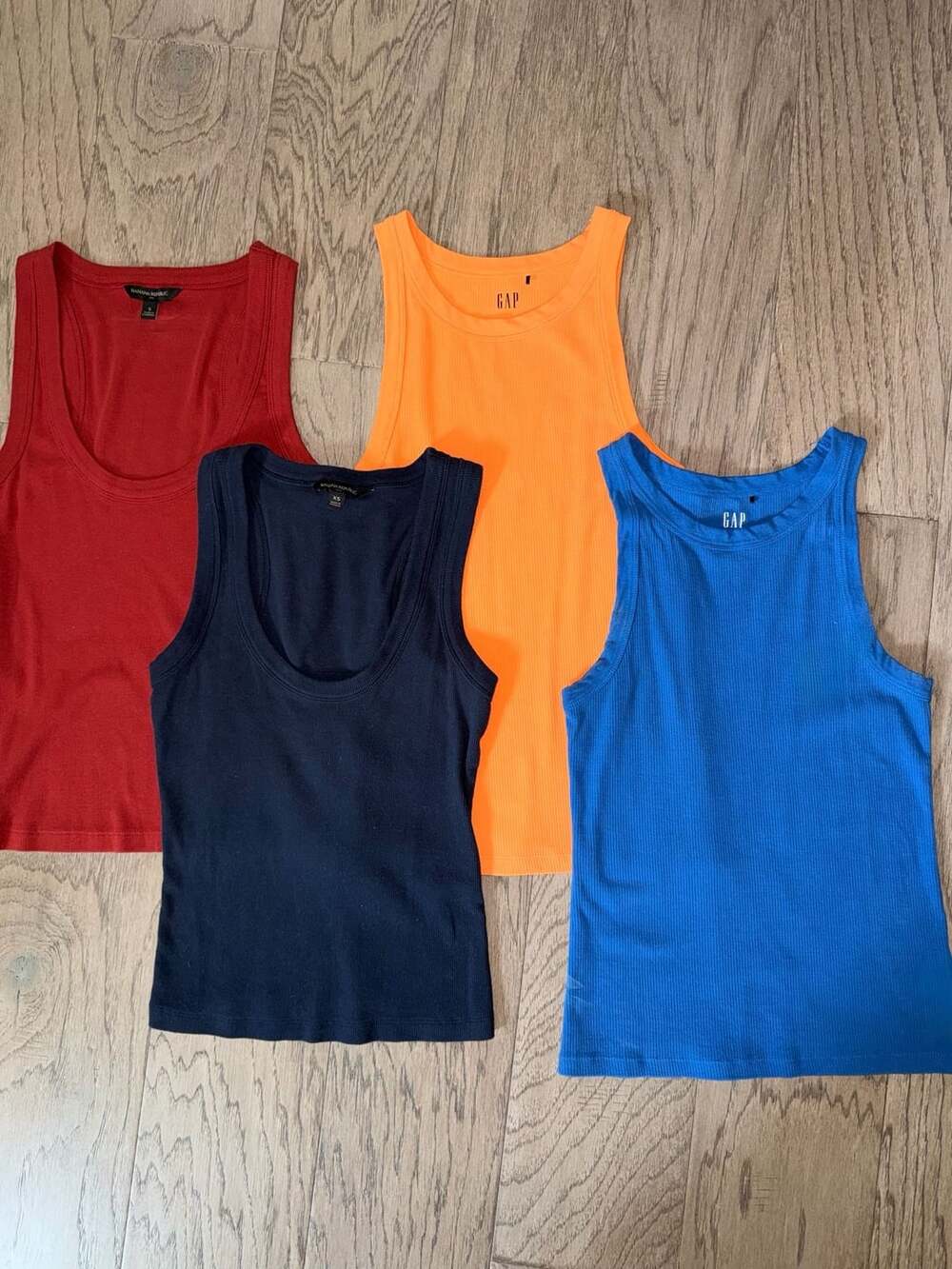 Banana Republic Gap Women's Blue Ribbed Knit Tank Top Size XS small